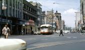 PCC Trolley, buildings, street, urban, Chapultepec Streetcar, Car, Vehicle, Automobile, 1971, 1970s, VRLV02P02_14