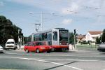 MUNI, Breda LRV2, Electric Trolley, 1403B, car, van, VRLV02P06_04
