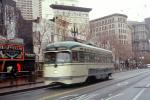 San Francisco Muni, (1960s livery), No. 1051, F-Line, PCC, Muni, San Francisco, California, 1960s, VRLV02P15_09