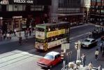 Hong Kong Trolley, cars, taxi cab, Wheelock House, citibank, 1985