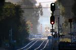 Railroad Tracks, Caltrain, Burlingame, California, San Francisco Peninsula Commuter, VRPD01_129