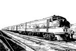 Illinois Central E9A, IC 2037, 1950s, trainset, F-Unit Abstract