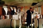 Passenger Railcar, Interior, inside, 1950s