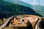 horseshoe bend, Darjeeling, West Bengal, 1950s