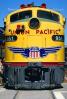Union Pacific, Diesel Electric Locomotive head-on, F-Unit, VRPV01P09_05.0168