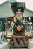 Roundhouse, Virginia & Trukee, 22, Inyo, 4-4-0, Steam Power locomotive head-on, VRPV02P04_16