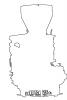 Virginia & Trukee, 22, Inyo, 4-4-0, Outline, line drawing, shape, VRPV02P05_11O