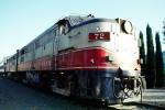 NVR 72, MLW ALCO FPA4, Wine Train, Diesel Electric Locomotive, Napa Valley Railroad