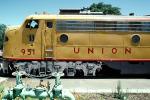 UP 951, E-9 Diesel Electric Locomotive, Sacramento, California, F-Unit