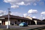 Oroville Rail Terminal, Car, Vehicle, Automobile, Depot, building, 1940s, VRPV04P15_07