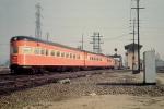 Southern Pacific Daylight Train, Tracks, Rear Passenger Railcar, May 1982, 1960s