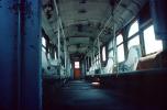 Interior Passenger Railcar, Hudson & Manhattan Railroad