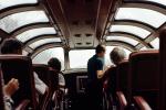 Inside an Observation Car, Vista Dome, Passenger Railcar, Canada, 1950s, VRPV06P05_02