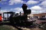old tired locomotive, Brownsville, Texas, 1989, 1980s