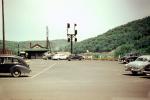 Erie Plaza Train Station, Depot, Car, Vehicle, Automobile, 1954, 1950s, VRPV06P14_05