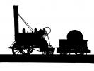 Rocket Steam engine silhouette