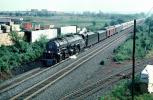 Norfolk & Western 1218 Steam, Manassas Virginia, July 19, 1987, 1980s, Railroad Tracks