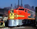 Santa-Fe Chief, 51, ALCO PA-1, Red/Silver Warbonnet Chief, ATSF, 1940s