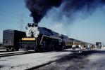 Reading 4-8-4, Excursion,, 2101, trainset, Riverdale Illinois, 10 June 1978