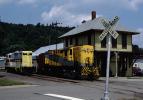 LVAL 1801, MLW RS18, Lackawanna Valley Railroad Corporation, Train Station, depot, building, Owego New York