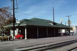 Southern Pacific Railroad Train Station, Depot, Building, Lodi California, 1970s