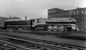 New Haven 1403, streamlined express locomotive, art deco, Class I-5 4-6-4 Hudson, NYNH&H, Springfield Massachusetts