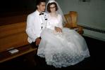 Groom and Bride, 1950s, Hobart Indiana, WEDV01P04_04