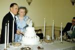 Bride and Groom, cake, 1940s, WEDV14P01_09