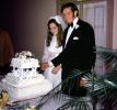 Bride and Groom, cake, 1960s, WEDV14P01_16