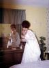 Bride, bed, bedroom, Mirror, 1960s, WEDV16P15_02
