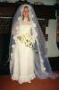 Bride, veil, flowers, 1950s, WEDV25P14_11
