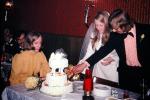 Cake, Bride & Groom, bowtie, September 1974, 1970s, WEDV26P04_19
