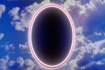 Oval Frame in the Sky, Clouds, WGBV02P09_05