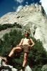 Yee Ole Dawg under El Capitan, 1976, Granite Cliff, 1970s