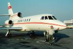Falcon-50 jet, Traveled in this Jet for weeks throughout Africa, Harare, Zimbabwe, 1984, 1980s