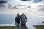 on the Fantail of the USS Ranger with Mike Ryan