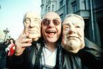 can you tell which one is me? Moscow, Gorbachev, Yeltsin