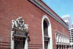 Brick Building, 1907, Bas-Relief, PG&E Substation, September 1981, YBGV01P12_12
